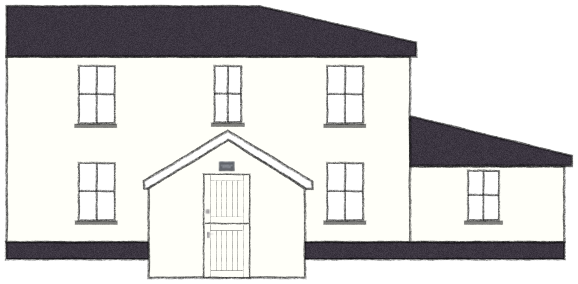 Front Elevation of Caemorgan Cottage